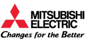 Mitsubishi Electric Logo - Links to Mitsubishi HVAC website
